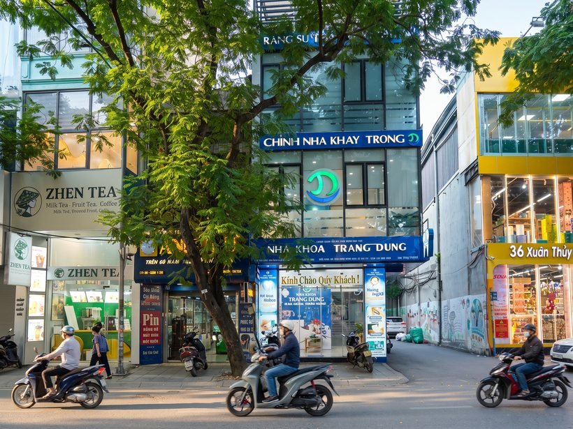 Mặt tiền phòng khám Trang Dung